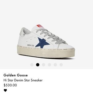 Golden Goose Hi Star Denim Star Sneaker